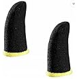 INEFABLE® Pubg Battleground Anti-Slip Thumb Finger Multi-Color Sleeve Slip-Proof Sweat-Proof Professional Touch Screen for Pubg Mobile Phone Game Gaming Sleeves Gloves - (Multi Color) (Pack of 2)