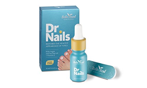 Belle Azul Dr. Nails Fungal Nail Treatment & Nail Whitener. With Argan & Tea Tree Oil and Vitamin E. 10ml
