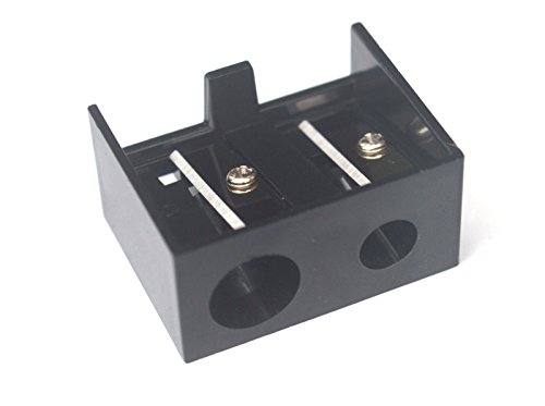 Cosmetic Pencil Sharpener for Eyebrow Lip Liner Eyeliner 2 Holes