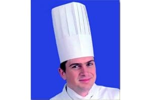 MALLARD FERRIÈRE TOQUE DE CHEF PAPIER (x10) hauteur 26,5 cm