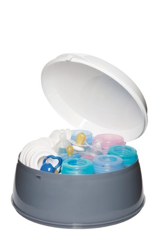 MAM Set 3 – Startset – Flaschen Sauger Sterilisator Flaschen- & Babykoster 22 tlg. – Blau + gratis Schmusetuch Löwe Leo - 8