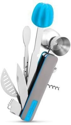 Bar10erTen-in-One Bartending Cocktail Tool - Blue