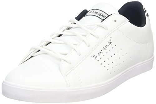 Le Coq Sportif Women Agate Lo Zebra Multisport Outdoor Shoes, White (Optical White/Black), 5 UK 38 EU