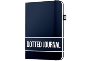 SCRIBBLES THAT MATTER Notatnik, dziennik, notatnik B5 w kropki, dziennik dla dorosłych, 2 listy, wegański, skórzany notatnik, dziennik wdzięczności dla dorosłych, pamiętnik dla dziewcząt