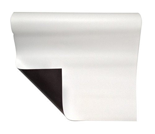 Magnetfolie weiß matt beschichtet 0,4mm x 1m x 1m – flexibel, mit Digitaldruck bedruckbar, haftet auf allen metallischen Oberflächen - 2