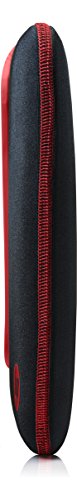 HP Neopren Schutzhülle (39,62 cm / 15,6 Zoll) für Notebooks, Laptops, Tablets in schwarz/rot - 5