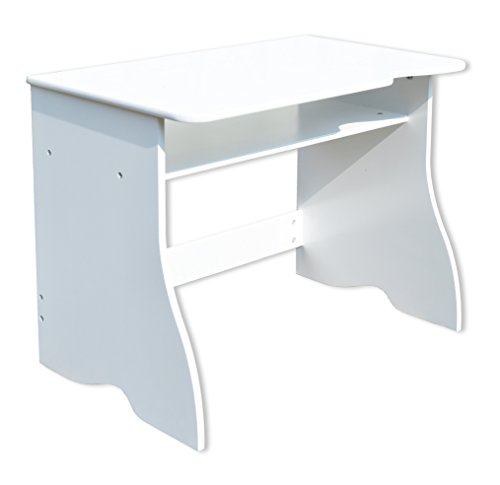 Room Studio 530198 Bureau/Tabouret pour Enfant Bois/MDF Blanc 64,5 x 40 x 53 cm