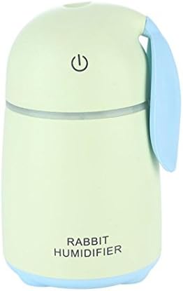Fuibo Lamp Humidifier Cute Rabbit LED Humidifier Air Purifier Diffuser humidifier| Humidifier Home and Office Yoga Spa Bedroom, blue