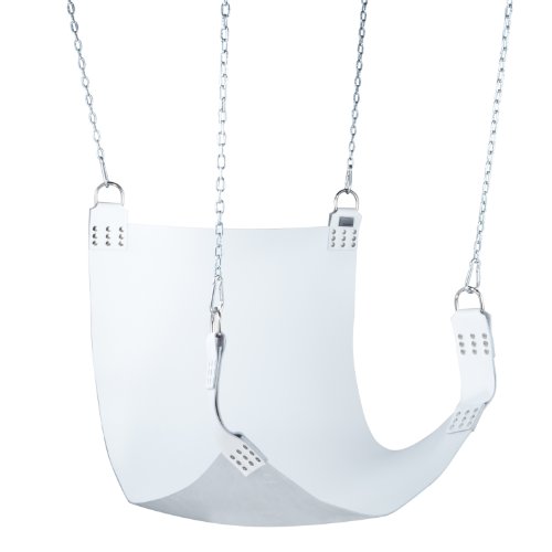 Preisvergleich Produktbild Liebesschaukel weiße Slingmatte - Leder Sling