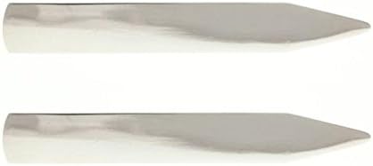 .925 Solid Silver 60mm Collar Stays