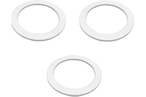 Generico 3 PZ RICAMBIO GUARNIZIONI X CAFFETTIERA VEV VIGANO 6 TZ DIAM. 7,6 CM IN GOMMA