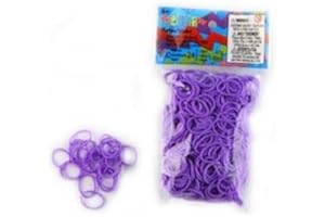 Elastiques Rainbow Loom Violet