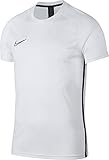 Nike logo on the frontal Nike M Nk Dry Acdmy Top SS T-Shirt, Hombre, White (Black), M
