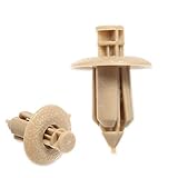Color: amarillento FeLiCia 10Pcs Plástico Remache Trim Panel Coche Sujetador Clip Puerta Beige para Volvo C70/S60/S80/V70