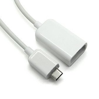 lucklystar Micro USB zu USB OTG Host Adapter – Micro-USB-Stecker auf USB A Buchse OTG Host Kabel 0.15m Adapter - 4