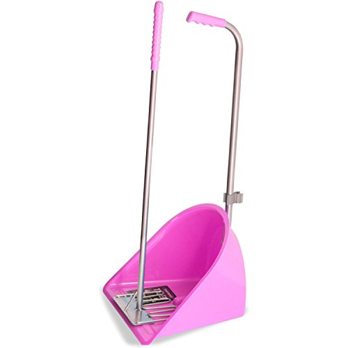 DICOAL TD447PK - Pala recogedora gran capacidad y rastrillo, Color Rosa