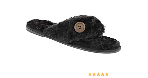 fur lined flip flop slippers