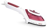 tefal plancha compact 900 cb5005 Cepillo de vapor y plancha 2 en 1 de 800 W óptimo para viajes o retoques diarios, gracias a la suela que emite calor y a sus 3 temperaturas ajustables que se adapta a todo tipo de tejidos.
