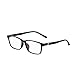 Vast Full Rim Rectangular Unisex Spectacle Frame(8028_C1_Black_Clear_Arc|55) RS.595.00