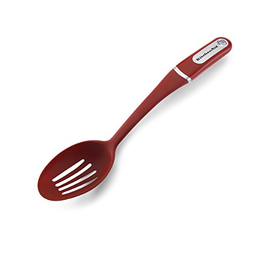 KitchenAid Schlitzkelle, Silikon Schlitz Löffel, Farbe: ROT - 2