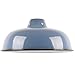 Produktbild Vintage/Antik Stil Industrie Reproduktion Retro Metall Lampenschirm mit Emaille blau Finish