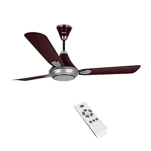 Luminous Lumaire 80 Watts LED Fan - Wine Red with Remote and Led