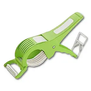 Plastic Vegetable Cutter,Slicer & Peeler with Smart Locking System
