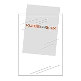 MÜHELOSE HANDHABUNG: einfach selbstklebende Sichthüllen vom Bogen abnehmen und auf die Drucksache aufkleben, anschließend befüllen