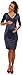 Happy Mama. Women's Maternity Jersey Baby Shower Dress. V-Neck 3/4 Sleeves. 001p (Blue Grey, 14)