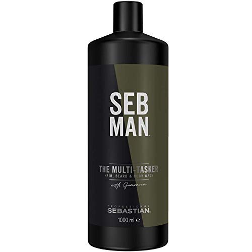 Sebastian Professional SEB MAN THE MULTITASKER 3in1 Hair, Beard & Body Wash, 1000 ml