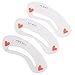 Lalang Reusable Eyebrow Shaping Stencils Set Grooming Brow Make Up Kit Tool Template (3pcs)