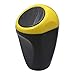 Produktbild Relubby Mini Auto Mülleimer, Auto Auto Desktops Müllhalter, Home Office Küche Wohnzimmer Schlafzimmer Bad-Accessoires,Yellow