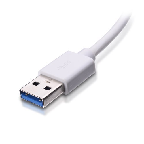 Cable Matters® SuperSpeed USB 3.0 auf RJ45 Gigabit Ethernet Network Adapter in Weiß - 3