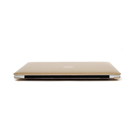 MOSISO Ultra Slim Plastik Hartschale Schutzhülle Snap Case für MacBook Air 13 Zoll (A1466 / A1369), Gold - 6