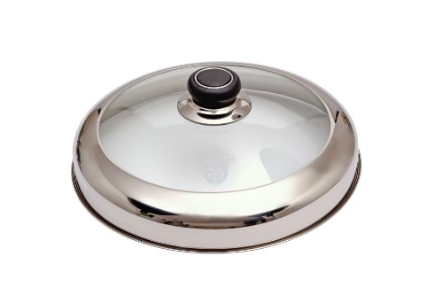 GRÄWE Glasdeckel 27 cm für Eisenpfannen