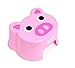 Umiwe(TM) Lovely Small Cartoon Animal Children Anti-skid Stool / Non-Slip Stool / Bathroom Stool / Feet Stool -Pink Piggy With Umiwe Accessory Peeler