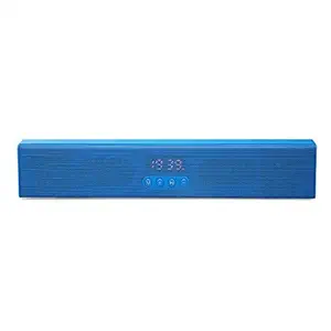 3NH 10W Bluetooth Speaker Wireless Column Stereo PC Speakers Loudspeaker Soundbar TV Support TF Card USB MP3 Play for Computer Color Blue