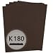 Produktbild K180 Schleifpapier in 10 Bögen, 230x280mm - für Lack und Auto, wasserfest