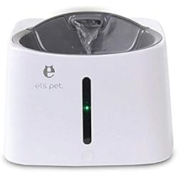 HAMKAW Distributeur d'eau Intelligent à Induction pour Chat et Chien avec Filtration sur Charbon Actif, Distributeur de l'eau Recyclable pour Animaux, 1,5L