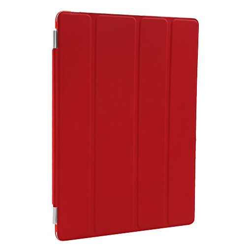 Besmall Neu Ultra Slim Edles iPad 2 3 4 Hülle – Smart Cover Leder Case Schutz Hülle Tasche + Back Case – inkl. Displayschutzfolie Reinigungstuch Stift mit Multi Ständer Auto Sleep Wake (iPad 2/3/4, Farbe:Weiß) - 5