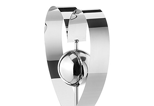 Gartenstecker Gartenstab Edelstahl Blumenstecker Rosenkugel Dekostecker - 6