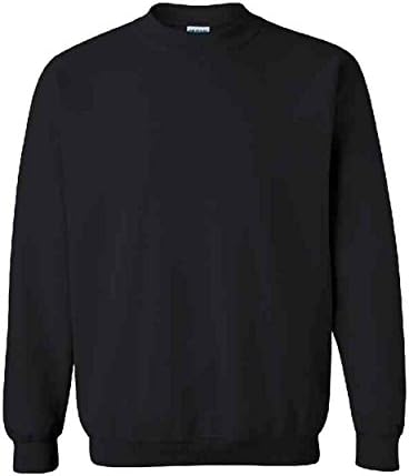Mens Classic Sweatshirt Black 4XL