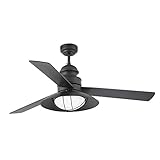 Ventilador con luz ideal para habitaciones a partir de 17,6m2.