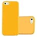 Produktbild Cadorabo Hülle für Apple iPhone 5 / iPhone 5S / iPhone SE - Hülle in Jelly GELB – Handyhülle aus TPU Silikon im Jelly Design - Silikonhülle Schutzhülle Ultra Slim Soft Back Cover Case Bumper