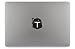Produktbild Helm Maske Kopf Apple MacBook Air Pro Aufkleber Skin Decal Sticker Vinyl (13")