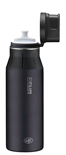 Alfi 5377123060 Trinkflasche Element Edelstahl, (0,6 Liter) pure schwarz - 8