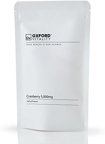 Cranberry Tablets | 5,000mg High Strength Supplement Pills for Bladder Health | Oxford Vitality ® … (500)
