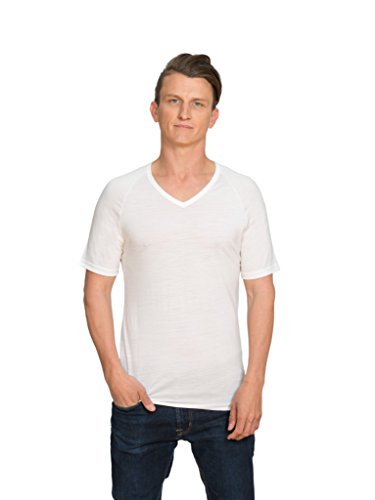 Merino Wool V Neck Thermal Undershirt 