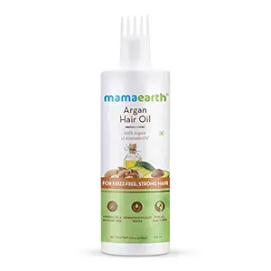 Mamaearth Argan Hair Oil with Argan Oil & Avocado Oil for Frizz-Free & Stronger Hair ? 250 ml