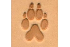 Tandy Leather 3D Stempel Wolf Pfotenabdruck für Leder Prägung 88286–00